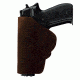 Tagua Gunleather Suede Open Top Paddle Holster, Brown, Right Hand, SPD3-062