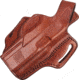 Tagua Gunleather Thumb Break Belt Holster, Brown, Right Hand, BH1-117