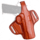 Tagua Gunleather Thumb Break Belt Holster, Brown, Left Hand, BH1-208