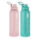 Takeya Usa Special Savings - Actives 40oz Blush + 40oz Teal Two Pack Bundle With Spout Lid, 50372