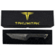 Takumitak Charge Fixed Blade Knife, 5.25in, D2, Tanto, G10 Handle, Black Stonewash, TKF215SW