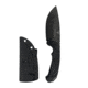 Takumitak Companion Fixed Blade Knife, 4in, D2, Drop Point, G10 Handle, Black Stonewash, TKF212SW
