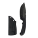 Takumitak Companion Fixed Blade Knife, 4in, D2, Drop Point, G10 Handle, Black Stonewash, TKF212SW