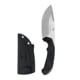 Takumitak Companion Fixed Blade Knife, 4in, D2, Drop Point, G10 Handle, Silver, TKF212SL