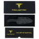 Takumitak Day 500 Fixed Blade Knife, 4.5in, D2, Sheepsfoot, G10 Handle, Black, TKF206BK