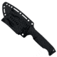 Takumitak Easy Night Fixed Blade Knife, 4.25 in Blade, 3cr13, Black, TKF304