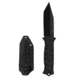 Takumitak Fulcrum Fixed Blade Knife, 4.5in, D2, Tanto, G10 Handle, Black, TKF201BK