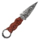 Takumitak Defender Fixed Blade Knife, 4.1in, 3cr13 Blade, Spear Point Blade, 550LB Paracord Wrapped, Orange, TKF102OR-CS