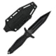 Takumitak Protector Fixed Blade Knife, 4.5in, 3cr13 Blade, Spear Point Blade, Fiberglass Reinforced Nylon, Black, TKF303-CS