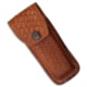 Tallen 5.25in Folding Knife Belt Sheath Leather, Brown, 5.25 inch, BHQ-62163
