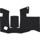 Talon Grips 385R Adhesive Grip Compatible With Glock 48/43X Textured Rubber Bla