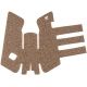 Talon Grips Firearm Grips, Moss - Rubber, Fits Glock 17, 22, 24, 31, 34, 35, 37 Previous Ge, 103M
