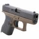 Talon Grips Fits Glock 42, Black, Rubber 108R