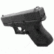 Fits Glock Gen4 26, 27, 28, 33, 39 w/No Backstrap, Black, Rubber