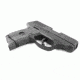 Fits Ruger LC9s w/Mag Extension, Black, Rubber