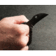 Talon Tactical Edge Knife, 4 3/4in Overall, 1 3/4in Blade, Black 1.4116 SS Construction, TALON 4.75in L SIZE