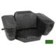 Tamarack Classic Lounger ATV Rear Box - Dark Green L-1503