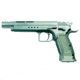 Tanfoglio Gold-Custom Pistol, .40 S&amp;W, 5.24in barrel, stainless steel frame, aluminum grip, recoil operated semi-automatic, drilled for scope mount, 12 round magazine, TGC-40SW-5.24-1-FRRMPG