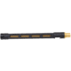 TANDEMKROSS Ruger 22 Charger .22 Long Rifle Comet Lightweight Threaded Rifle Barrel, 10.2in, 1-16 Twist, 1/2x28, Anodized, Black/Gold, TK18N0561BWG1