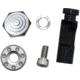 TANDEMKROSS Titan Extended Magazine Release for Ruger MK/II/III/IV 22/45, Black Button/Paddle, Silver, TK26N0247SLV1