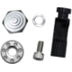 TANDEMKROSS Titan Extended Magazine Release for Ruger MK/II/III/IV 22/45, Black Button/Paddle, Silver, TK26N0247SLV1