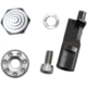 TANDEMKROSS Titan Extended Magazine Release for Ruger MKIII/IV, Silver Button/Paddle, Silver, TK24N0249SLV1