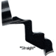 TANDEMKROSS Upriser Chassis For Ruger PC Carbine Straight, Black, TK28N0370BST1