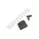 TangoDown Vickers Tactical Magazine Extension, Glock 42, 2-Rounds, Black, VTMFP-00742BLK-2RD