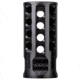 Tapco Muzzle Brake Black Anodized Aluminum 1/2"x28 Threads 2" OAL .920" Diameter 22 LR, TAP22004
