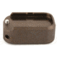 Taran Tactical Innovations Firepower Magazine Base Pad, Glock 17/17L/19/19X/26/22/23/24/27/31/32/33/34/35/45, +0 Round, Coyote Bronze, GBP940-0006