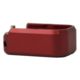 Taran Tactical Innovations Firepower Magazine Extension Base Pad, Glock 19/23, +2/3 Round, Red, GBP940C-03