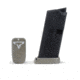 Taran Tactical Innovations Firepower Magazine Extension Base Pad, Glock 43, +1 Round, Titanium Gray, GBP9-005