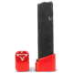 Taran Tactical Innovations Firepower Magazine Extension Base Pad, Glock 17/17L/19X/22/24/34/35/45, +5/6 Round, Red, GBP940-03
