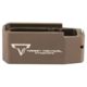 Taran Tactical Innovations Firepower Magazine Extension Base Pad, AR-10 .308 20/25 Magpul PMAG, +5 Round, Coyote Bronze, PMBP-006