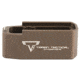 Taran Tactical Innovations Firepower Magazine Extension Base Pad, AR-10 .308 20/25 Magpul PMAG, +5 Round, Coyote Bronze, PMBP-006