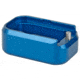 Taran Tactical Innovations Base Pad, For Glock 17/22, +3/+4, Small, Blue Finish