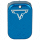 Taran Tactical Innovations Base Pad, For Glock 17/22, +3/+4, Small, Blue Finish