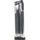 Taran Tactical Innovations Checkmate 140 Completed 9mm Luger Pistol Magazine w/ TTI 4mm Flat Black Basepad, Silver/Black, 21, 2011-CM-SLVR-140-1