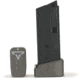 Taran Tactical Innovations Base Pad for Glock 43 Magazine, Titanium Gray, 2, GBP9-05