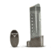 Taran Tactical Innovations Firepower Magazine Extension Base Pad, Smith &amp; Wesson M&amp;P Shield 9/40, +1/2 Round, Titanium Gray, MPSB940-05