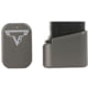 Taran Tactical Innovations PPC Base Pad Kit for Glock 9mm, 3 Round, Titanium Gray, 3, GBP9XL-05