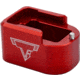 Taran Tactical Innovations Ultralight Short Sig MPX 9mm THRiL 6 Rounds MPX Base Pad, Red, MPX9SG2-03