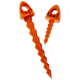TargetTack Targettack Orange Polycarbonate Plastic 1/3 For Paper/Vinyl T TTMVP12PKOO