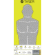 TASER Pulse/Kryptek/Bolt Conductive Practice Target, 80002