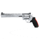 Taurus 500-Raging-Bull Revolver, .500 S&amp;W Magnum, 10 in barrel, stainless steel frame, rubber w/cushioned insert grip, revolving chamber, double-action, trigger actuated transfer bar, patridge front, adjustable rear, 5 round magazine, TRS-500-RG-BL-FRRMPG