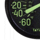 Taylor Indoor/Outdoor Glow-in-the-Dark Thermometer, Black, 13.25, 5267459