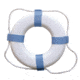 Taylor Made Decorative Ring Buoy - 24" - White/Blue - Not USCG Approved 65020