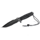 TB Outdoor Survival Fixed Blade Black