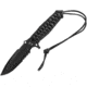 TB Outdoor Survival Fixed Blade Black