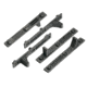 Tdi Arms Stitch-HS M-Lok Rail Cover, 2 Short, 1 Hand Stop, Black, 028672550760